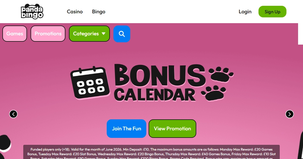Panda Bingo Casino